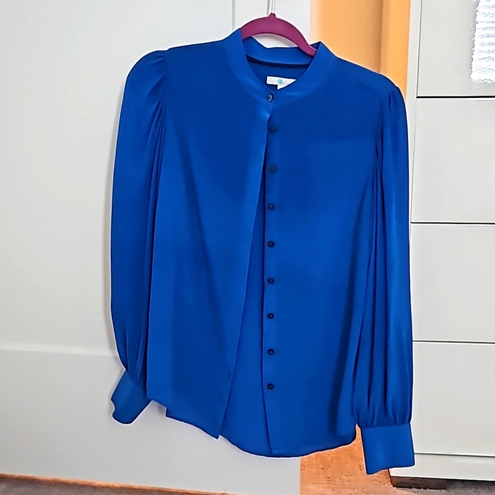 100% silk blouse